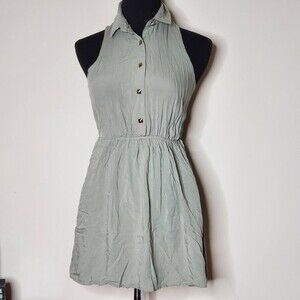 Sm Charlotte Russe  Cross Back Halter Mini Dress